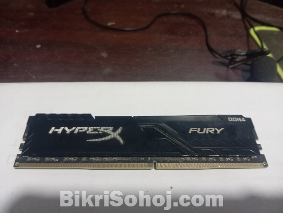 Hyperx Fury 8gb 3200mhz DDR4 Desktop Ram